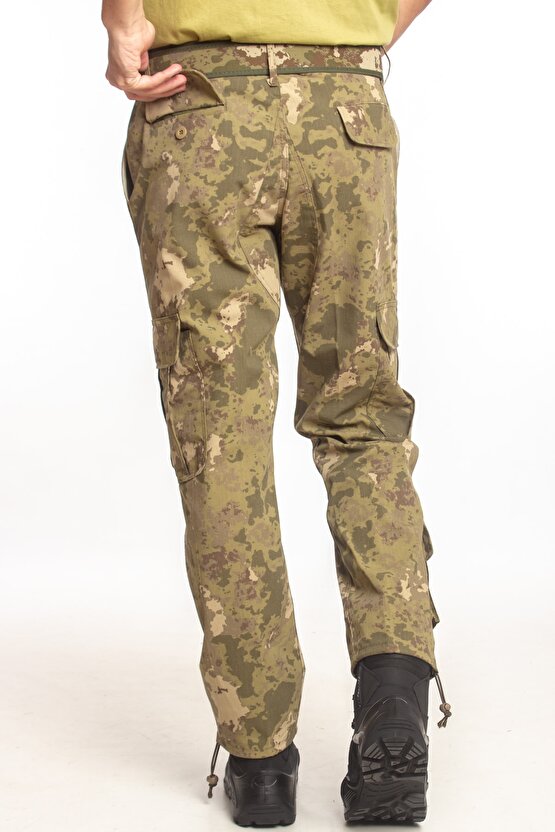 Kargo Cepli Kara Kuvvetleri Yeni Kamuflaj Desenli Pantolon
