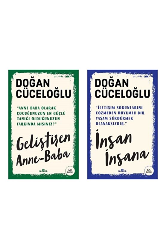 Insan Insana + Geliştiren Anne Baba- 2 Kitap Set - Iş Bankası Özel Set Insan Insana Kitabı