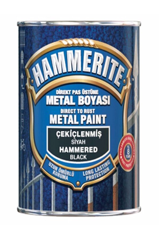 Hammerite Çekiçlenmiş Siyah 0,75lt (1 Kg)