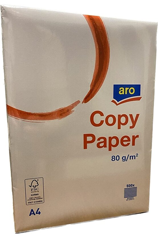 Aro A4 Fotokopi Kağıdı (80grm2-500 Sayfa)
