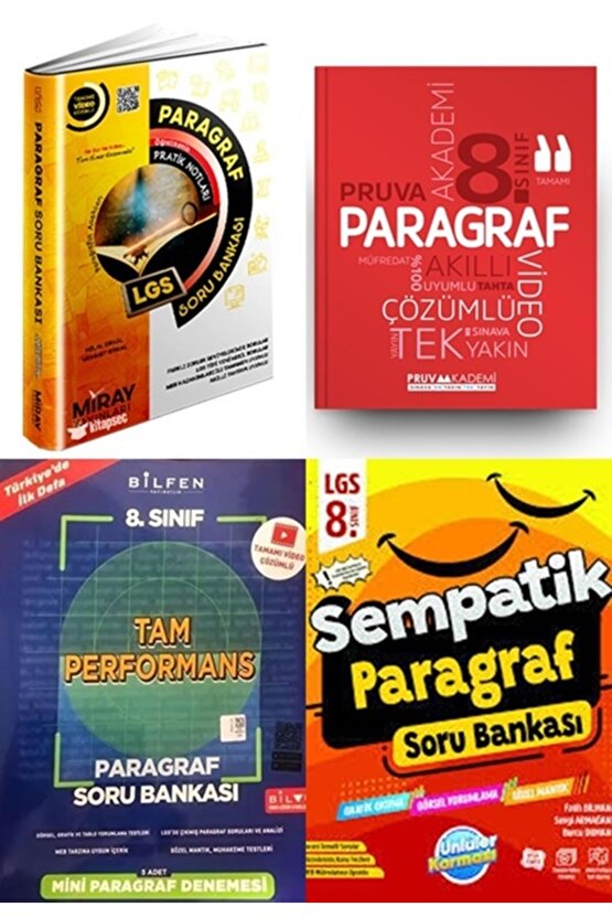 8.SINIF 2024-2025 PARAGRAF 4 KİTAP SET