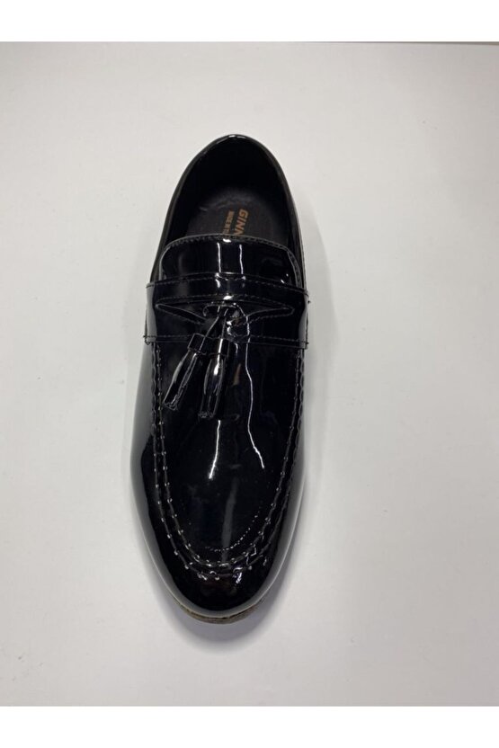 Erkek Siyah Rugan Klasik Ayakkabı