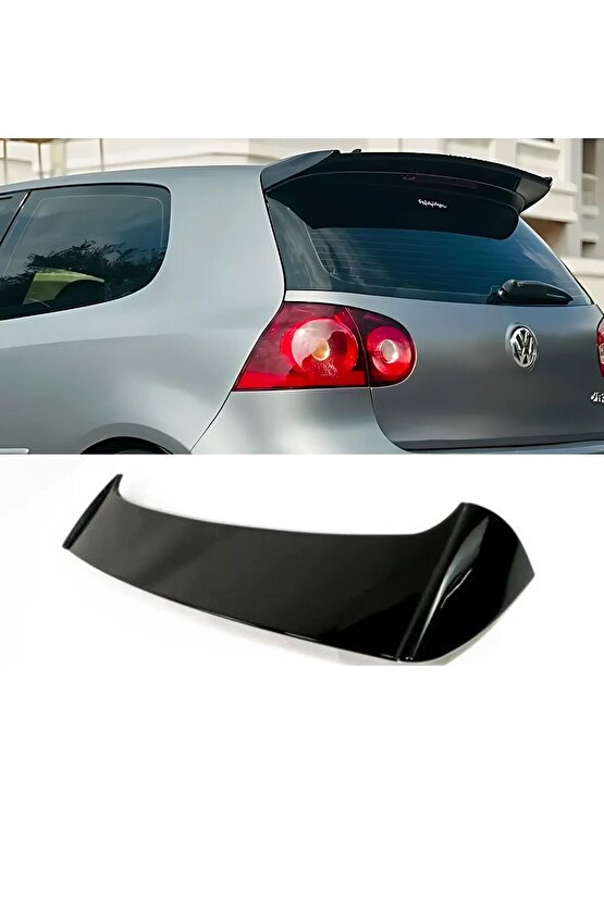 Vw golf 5 gti bagaj üstü spoiler pianoblack boyalı 2003  2009