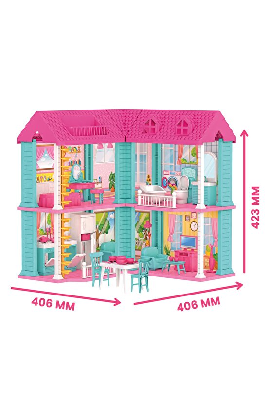 Milanın Okyanus Evi - Ev Oyuncak - Milanın Okyanus Ev Seti - Barbie Ev Seti - Rüya Evi - Oyun Evi