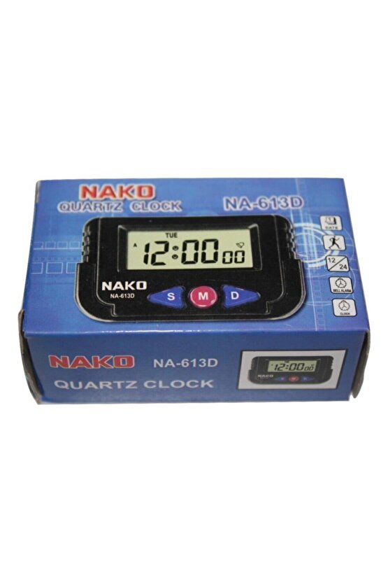 Etraders Na-613d Küçük Dijital Masa-araba Saati Alarm Kronometre