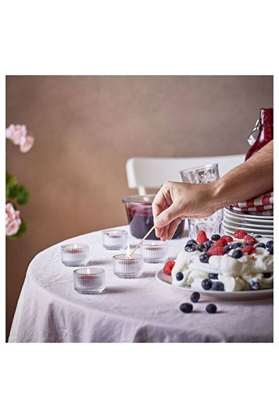 Störtskön Kokulu Tealight Mum, Kırmızı