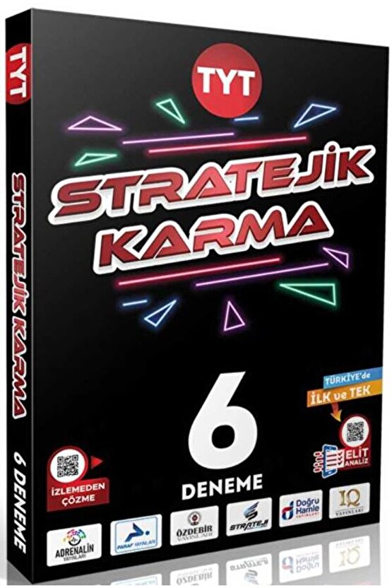 TYT Stratejik Karma 6 Fasikül Deneme  Kolektif  Paraf Yayınları  9786257222396