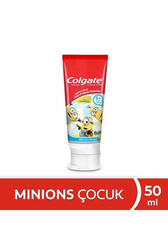 Minions Çürüklere Karşı Etkili Çocuk Diş Macunu 50 ml 