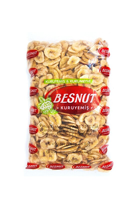 Besnut Muz Kurusu Dilimli 1 Kg