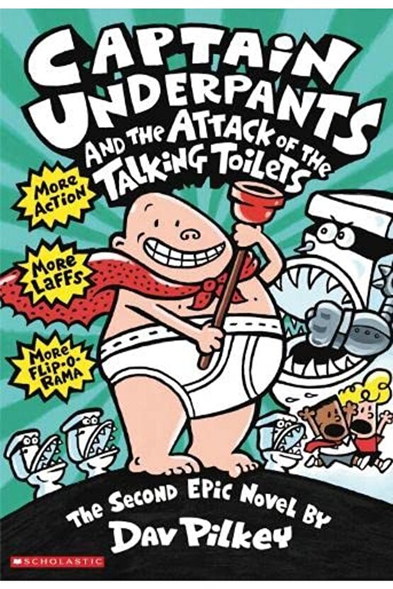 Attack Of Talking Toilets Captain Underpants 2 | Ingilizce Çizgi Roman
