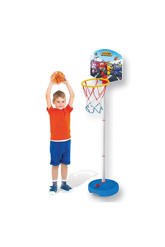 Harika Kanatlar Küçük Ayaklı Basket Potası Seti - Spor Oyuncakları - Basketbol Oyuncakları