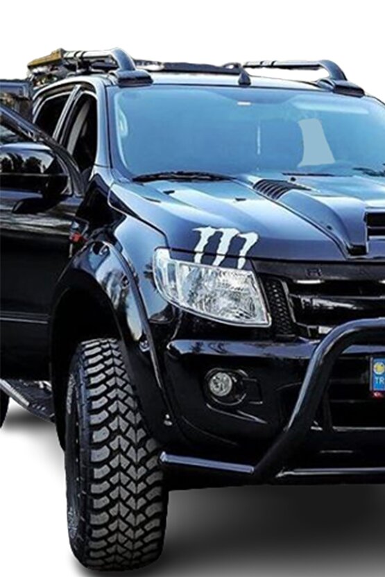 Ranger 2015 Model Pickup Offroad Paslanmaz Portbagaj Klasik Tavan Çıtası Barı Siyah