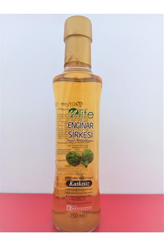 Enginar Sirkesi  Artichoke Vinegar (doğal Fermente  Saf, Katkısız)