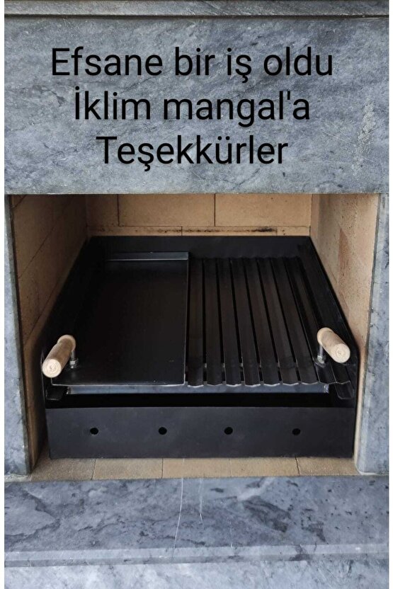 Barbekü Taş Ocak Taş Şömine Bims Barbekü Içine Kızaklı Izgara Kül Çekmeceli Izgara