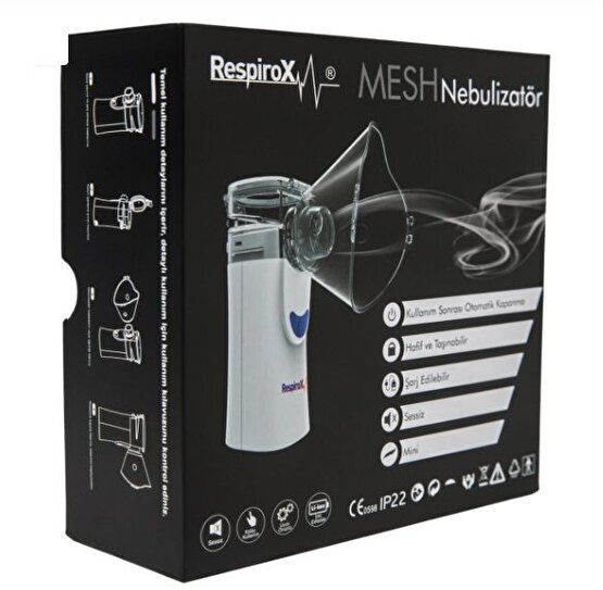 Respirox UN100 Şarjlı Mini Mesh Nebulizatör