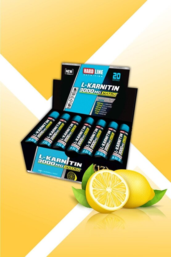 L-cartinine Matrix 30 Ml Limon Aromalı 20 Adet