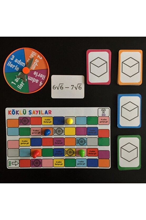 Matlandiya - Üslü Sayılar Kutu Oyunu - Matematik Işlem Strateji Akıl Zeka Bilsem Hazırlık Oyunu