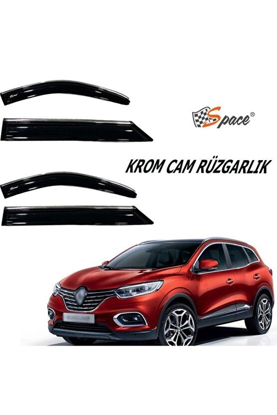 Renault Kadjar Krom Cam Rüzgarlığı 2016-2021 Caru423