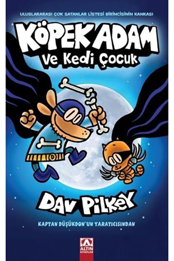 Köpek Adam 4 - Köpek Adam ve Kedi Çocuk kitabı - Dav Pilkey - Altın Kitaplar - Çocuk Kitapları