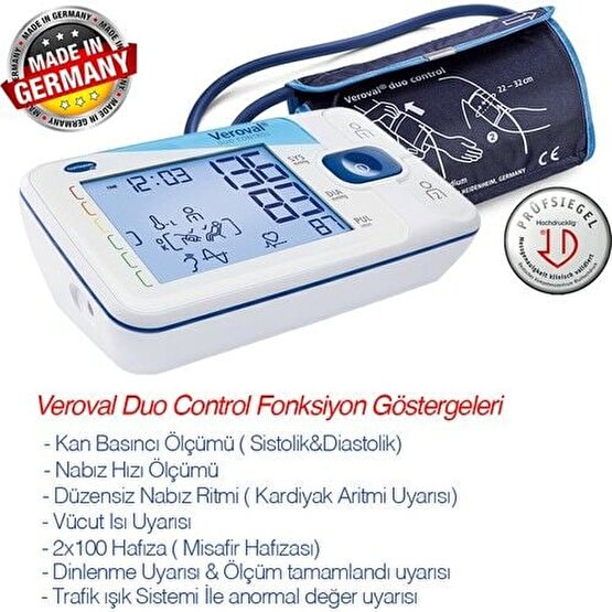 Tansiyon Aleti, Veroval Duo Control, Osilometrik Ve Oskültatuar Ölçüm