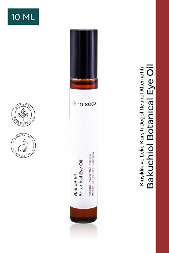 Bakuchiol Botanical Eye Oil 10 Ml Bitkisel Retinol Göz Çevresi Yaşlanma Karşıtı Serum