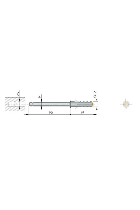 2 ADET Italıana Ferramenta - Shelf Gizli Raf Tutucu 9x90 mm