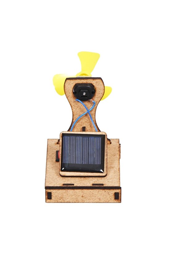 Okul Projesi-4 Güneş Paneli Ile Motor Çalıştırma Yapım Seti - Demonte Ürün