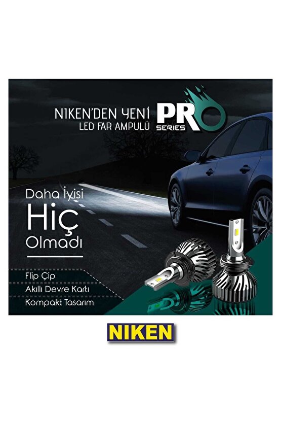 H11 Led Xenon Far Aydınlatma Seti Şimşek Etkili Pro 8000lm