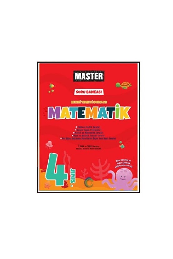 4. Sınıf Master Paragraf - Matematik - Fen Bilimleri Soru Bankası + 4lü Deneme Set Okyanus 2024