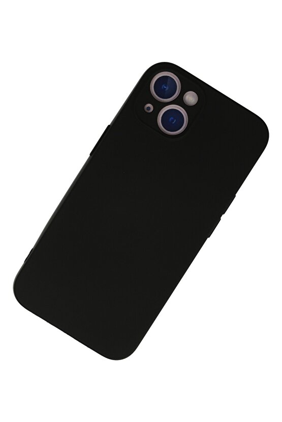 NewFace Newface iPhone 13 Kılıf Nano içi Kadife Silikon - Siyah SN8582