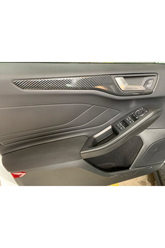 Ford Focus 2019 Panel Kaplama Kalın Model - Karbon (ABS)