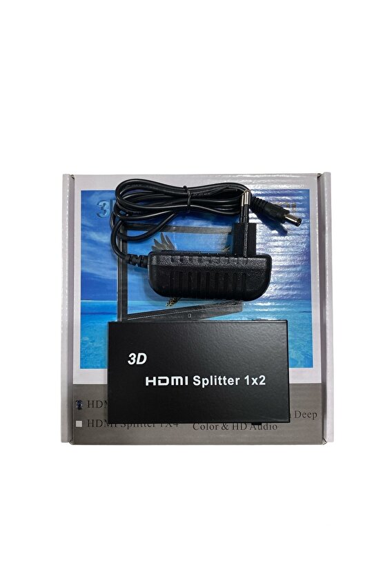1 In 2 Out Hdmi Splitter Çoklayıcı Çoklama 4k 1080p 2 Port