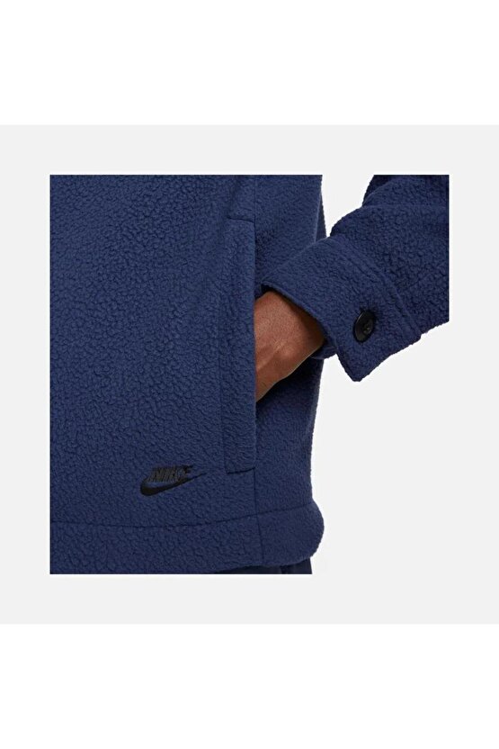 Sportswear Sports Utility Sherpa Full-buttoned Erkek Ceket Oduncu Gömlek Oversize Fd4334-410