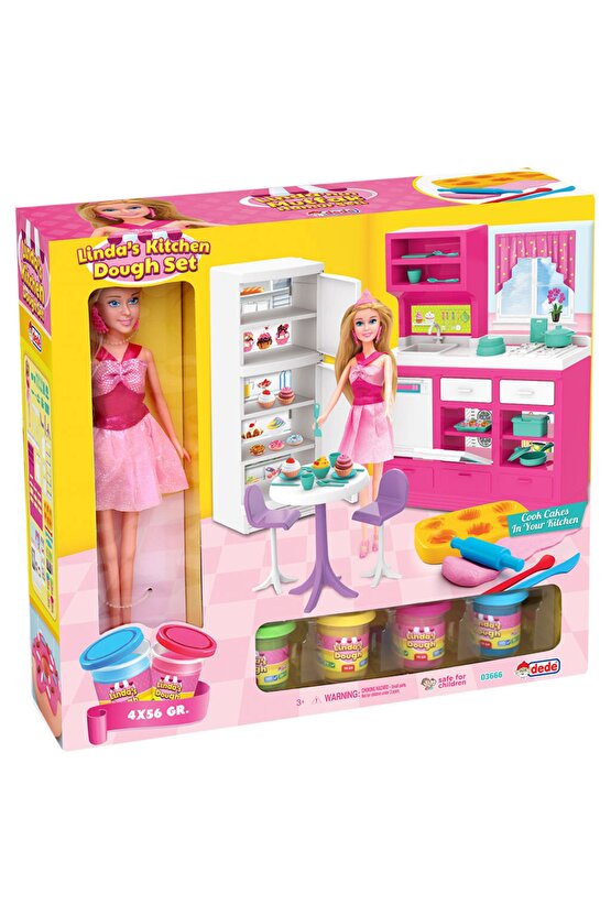 Lindanın Mutfak Hamur Seti - Mutfak Oyuncak - Mutfak Seti - Barbie Mutfak Hamur Seti