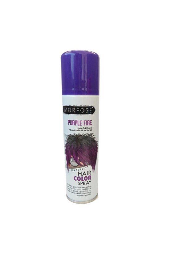 Hair Color Spray 150 ml Renkli Saç Spreyi Mor+Pembe