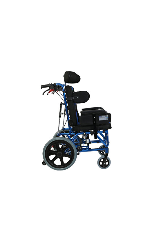 Golfi G458 Cerebral Palsy Tekerlekli Sandalye Engelli Yetişkin Tekerlekli Sandalye Mavi