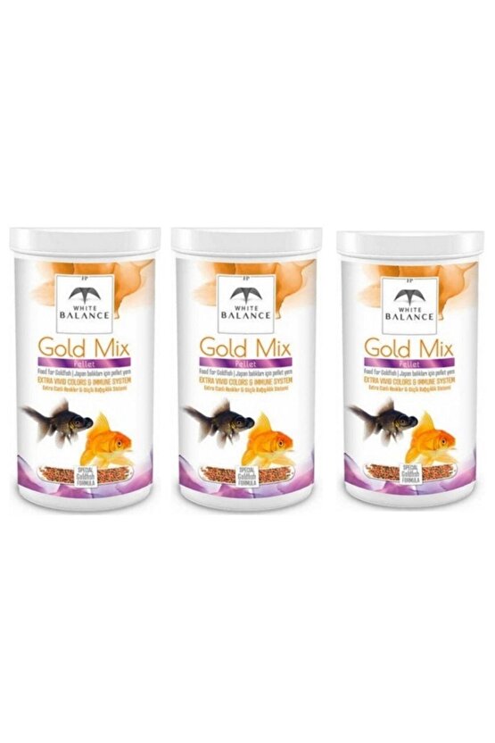 Neo Pet Market Gold Mix Pellets Balık Yemi 100 ml X 3 Adet