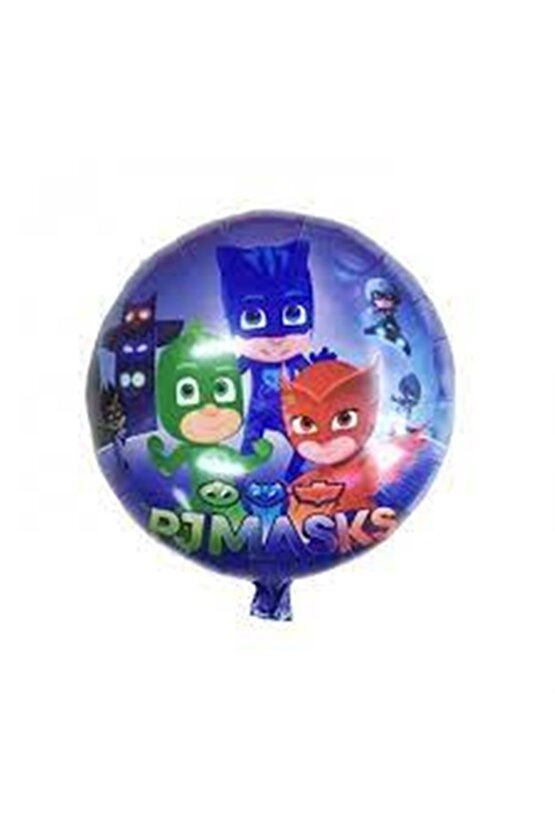 PjMasks Kedi Çocuk Konsept Doğum Günü Parti Balon Set Pijamaskeliler Kedi Çocuk Tema Parti Balon Set
