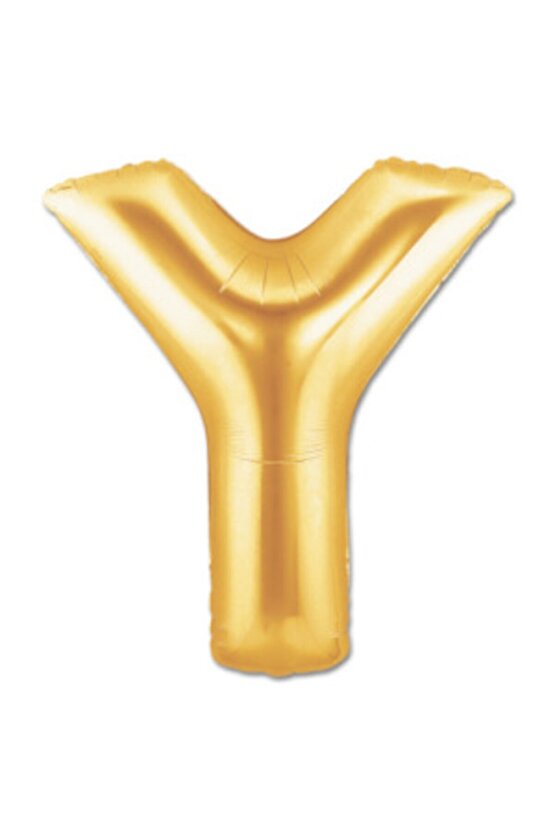Gold Folyo Balon 16 Inç 40 Cm ( Y ) Harfi