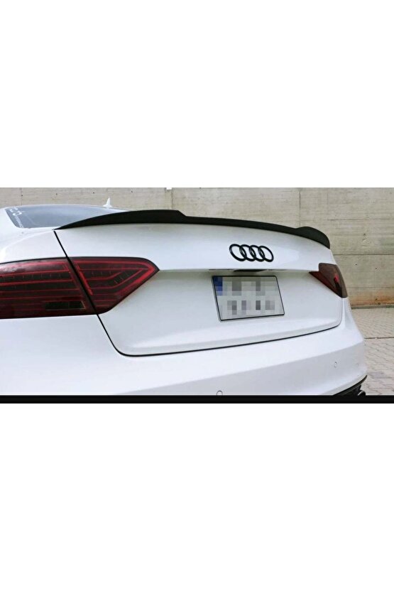 Audi a5 bagaj üstü spoiler pianoblack boyalı yarasa 2008  2015