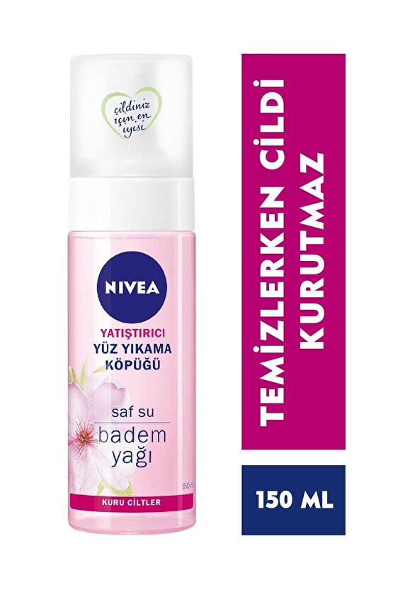Yüz Temizleyici Yıkama Köpüğü 150ml,kuru Ciltler, Doğal Badem Yağı