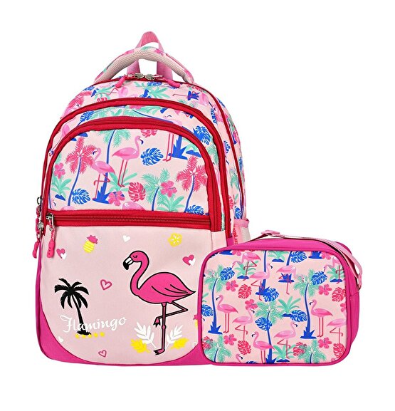 Master Pack İlkokul Çantası 2 li Set Flamingo Pembe