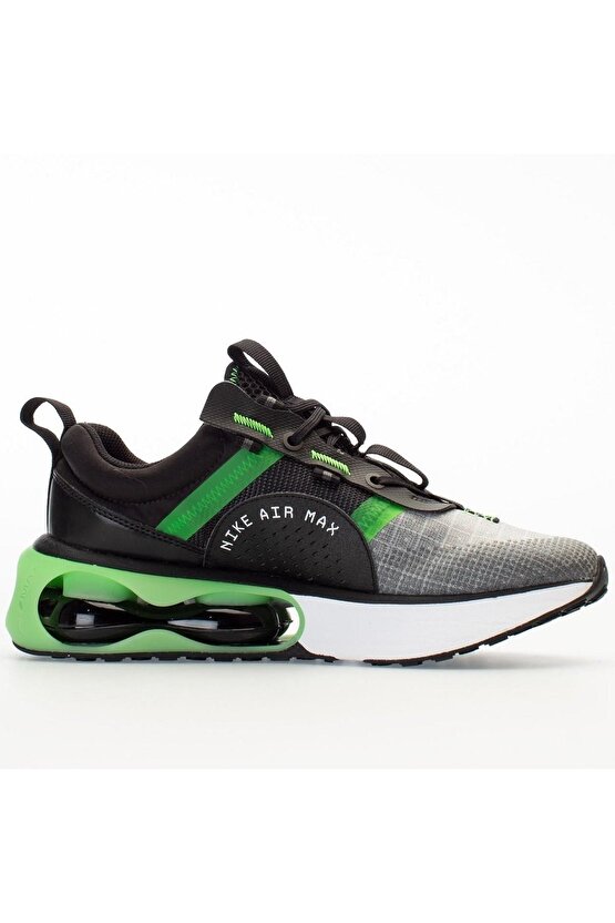 Air Max 2021 Sneaker G. S. Unisex Günlük Siyah Yeşil Spor Ayakkabı Da