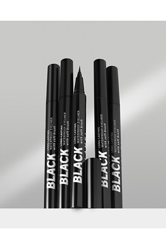 Yumuşak Fırçalı Siyah Eyeliner No 401