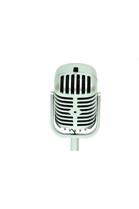 Karaoke Mikrofon Silver Speaker Hediyelik
