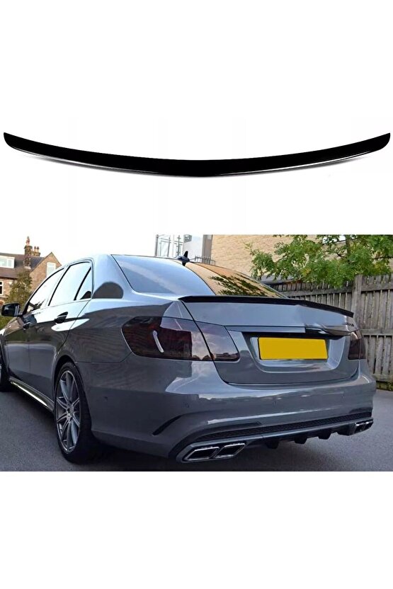 Mercedes W212 Bagaj Üstü Spoiler Siyah Boyalı Plastik 2009  2016