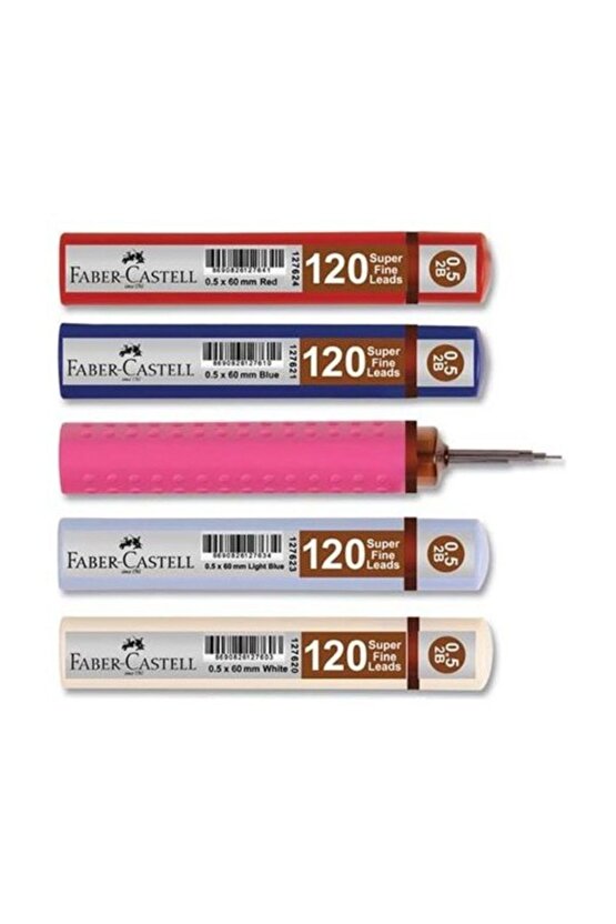 Faber-castell Grip Min 0.5 2b 60mm 120li Renk - Beyaz