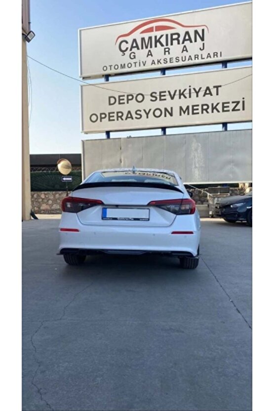 Honda Civic Fe1 Arka Tampon Difüzörü Aero Pianoblack 2021