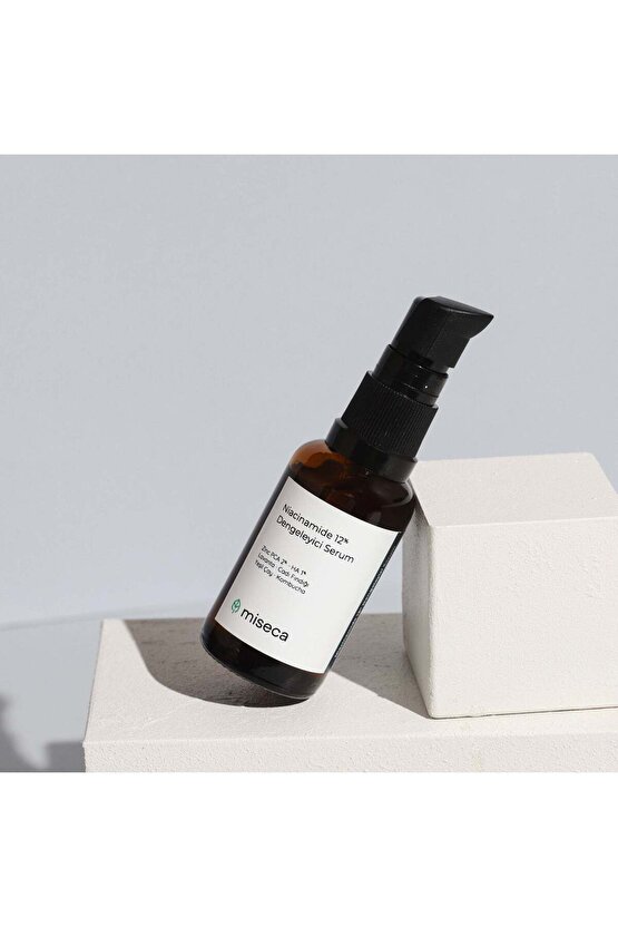 Niacinamide 12% Dengeleyici Serum 30 ml %2 Çinko Yağlanma Ve Gözenek Karşıtı