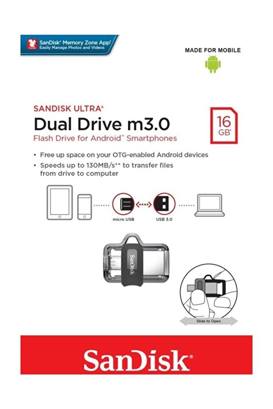 Ultra Dual Drive Usb 3.0 Bellek 16 gb Sddd3-016g-g46